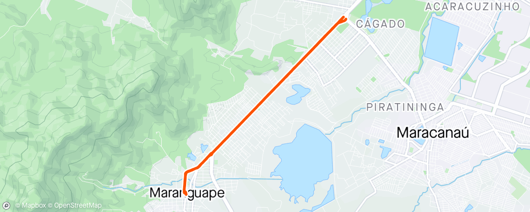 Map of the activity, Maranguape!