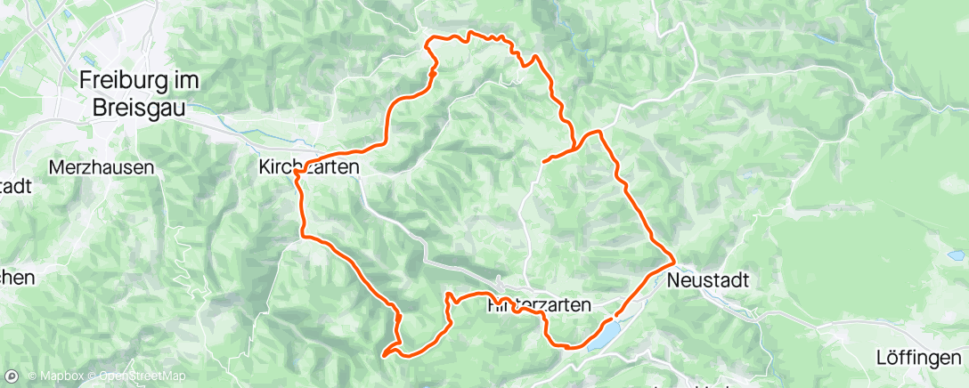 Map of the activity, Eine Runde im Schwarzwald mit dem VC Meiringen-Brienz