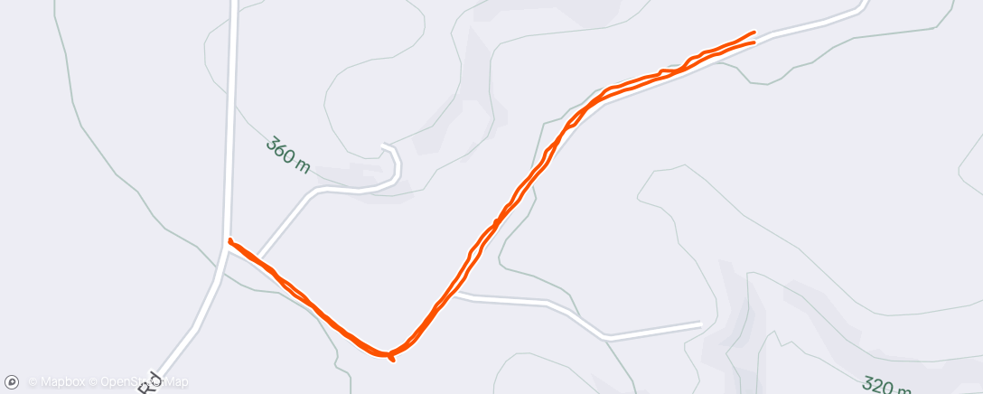 Map of the activity, Morning Walk