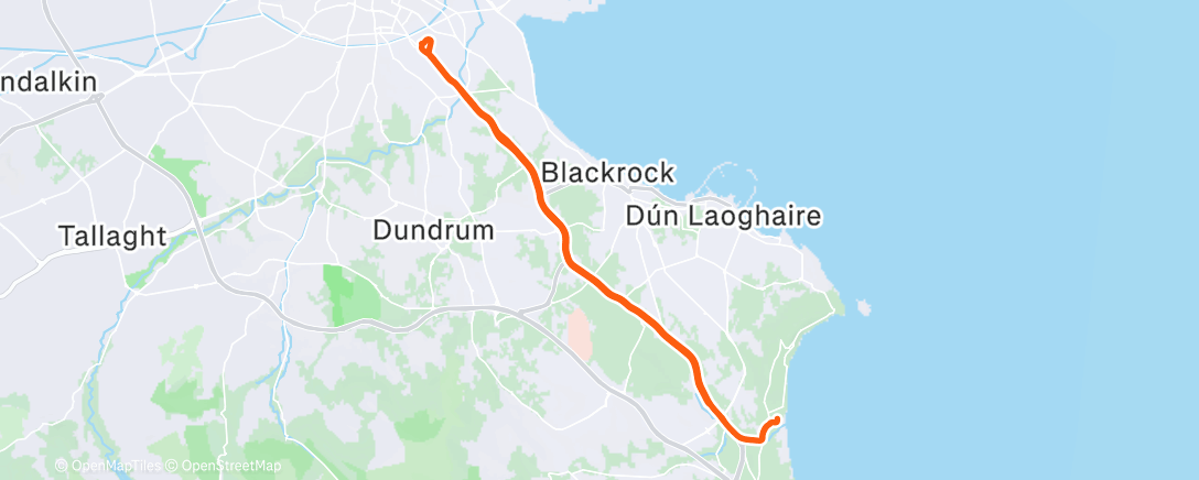 Map of the activity, Morning Ride