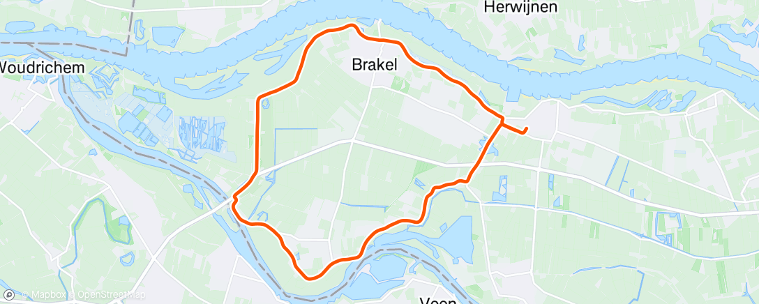 Map of the activity, Grote ronde Dunea