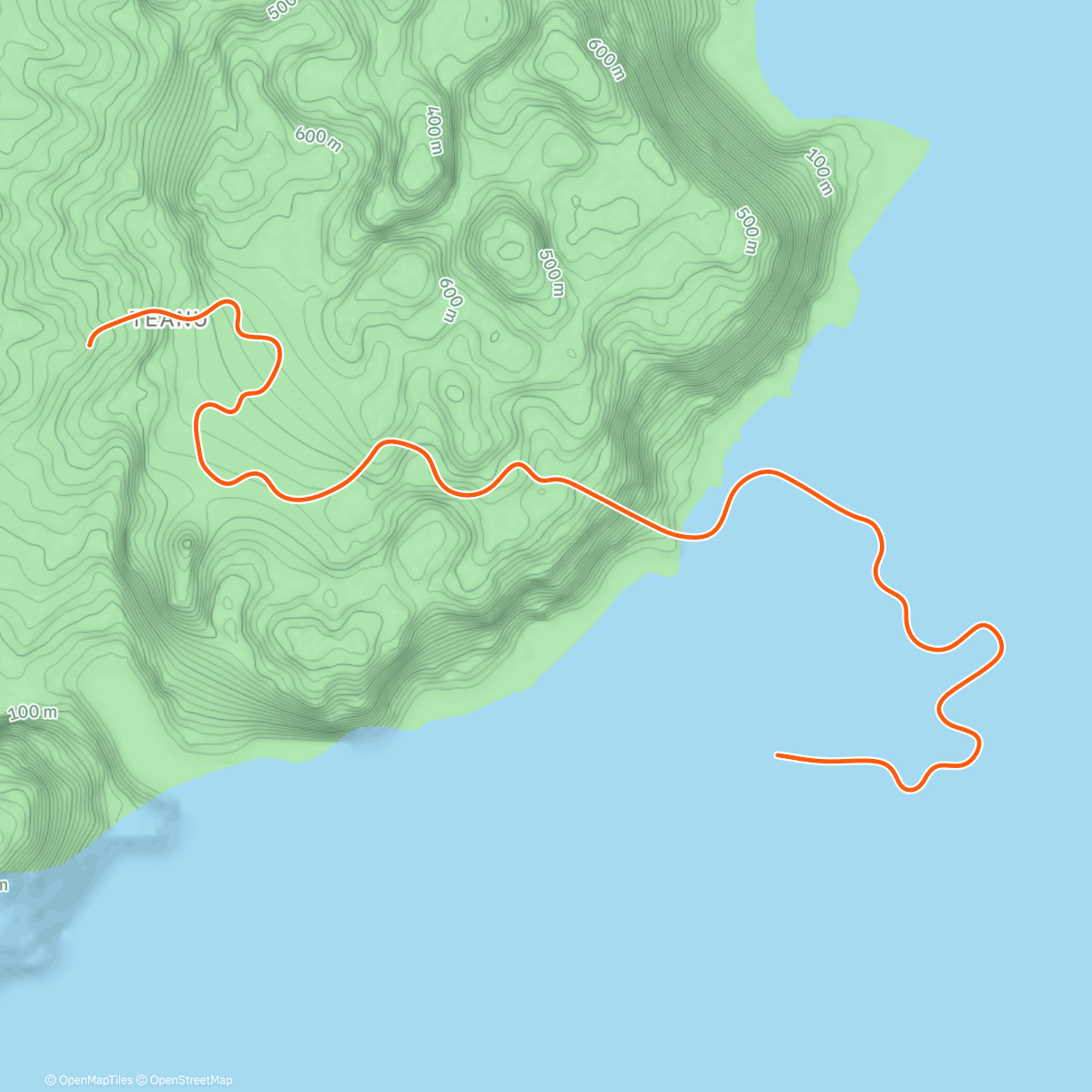 Map of the activity, Zwift - Tempus Fugit in Watopia