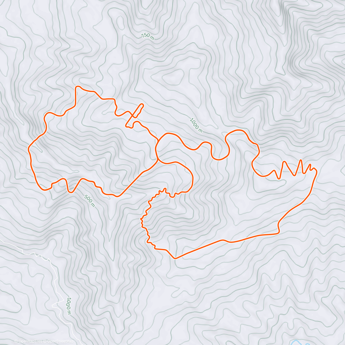 Карта физической активности (Zwift - Race: Stage 5: Fresh Outta '25: Gentil 8 (C) on Gentil 8 in France)
