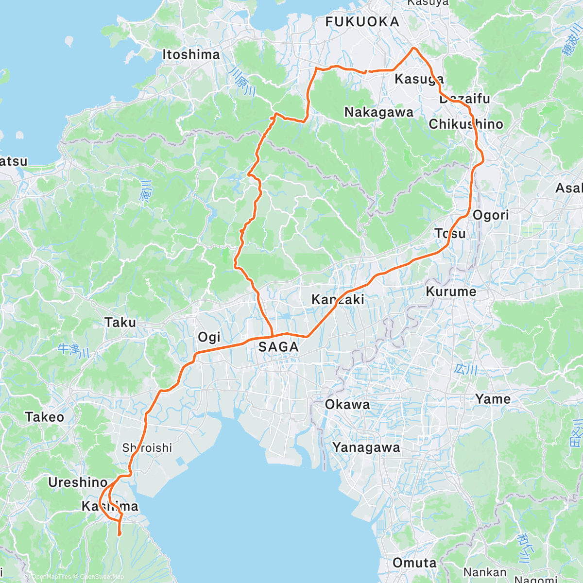 Карта физической активности (なんとか神社)