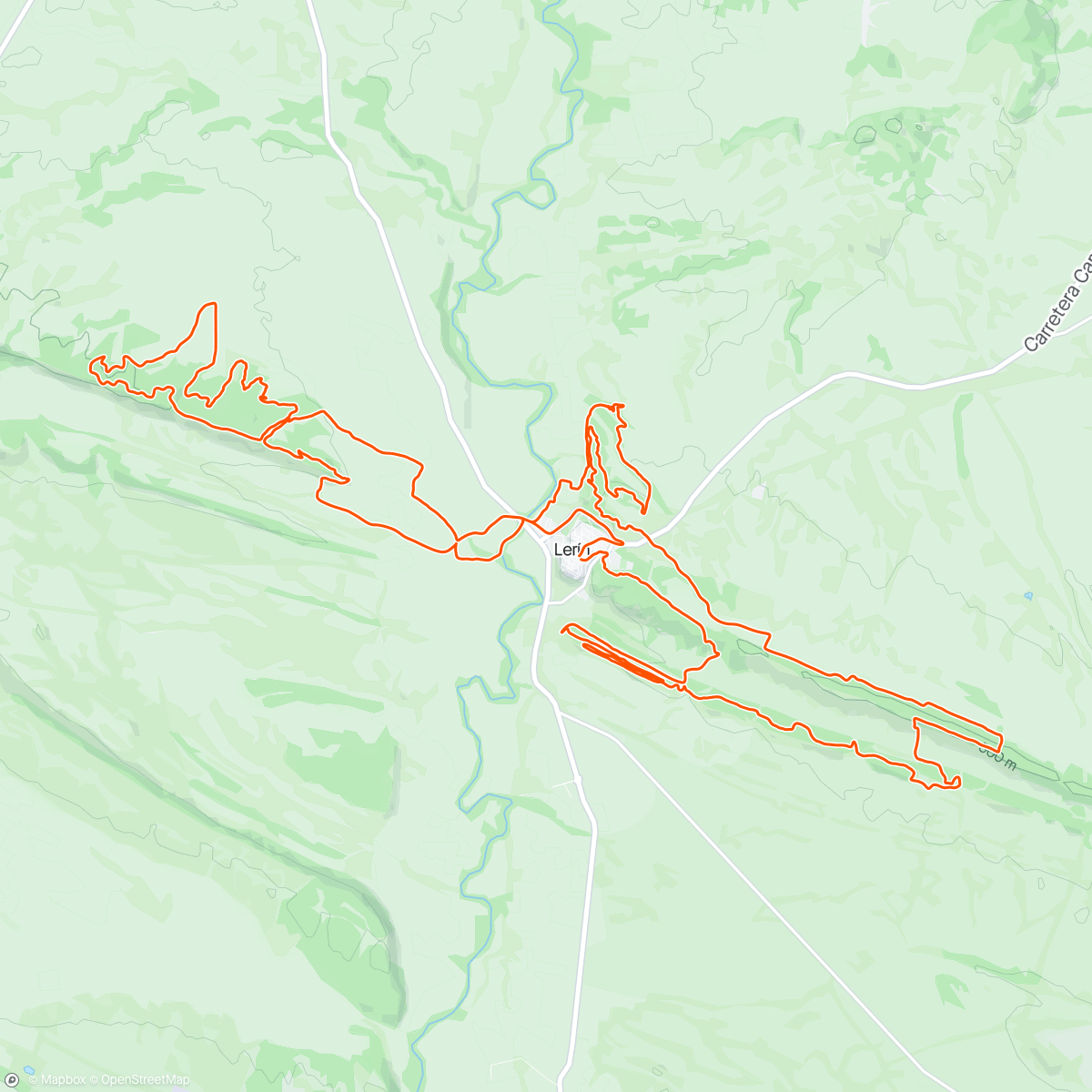 Map of the activity, Ibaigorri bike & fest