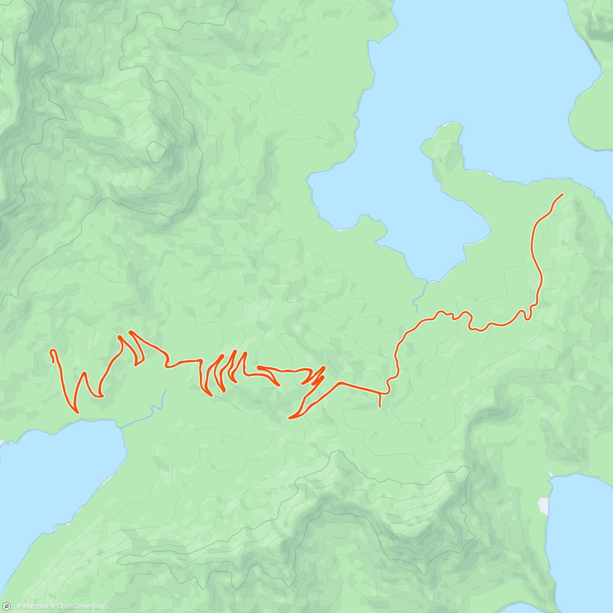 Mapa da atividade, An Alpe a Day - Day 6