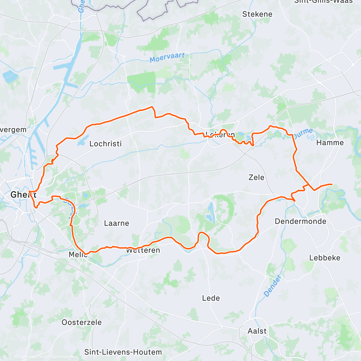 活动地图，Morning Ride