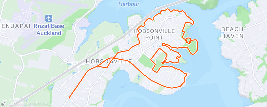 Карта физической активности (Lunch Run)