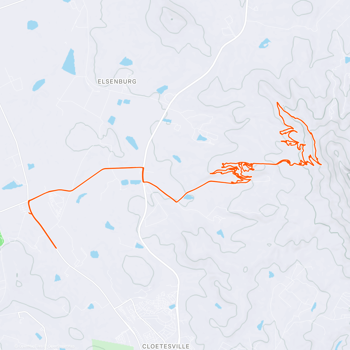 Map of the activity, SA day 2 🇿🇦 Muratie