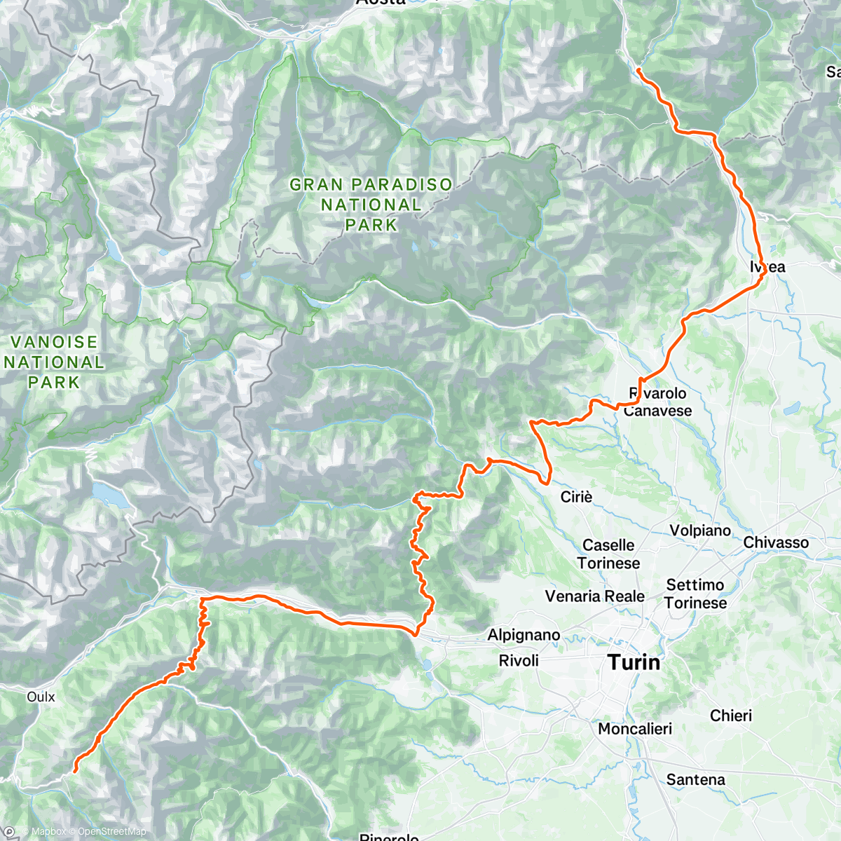Map of the activity, Giro d'Italia 🇮🇹 - Tappa 20
