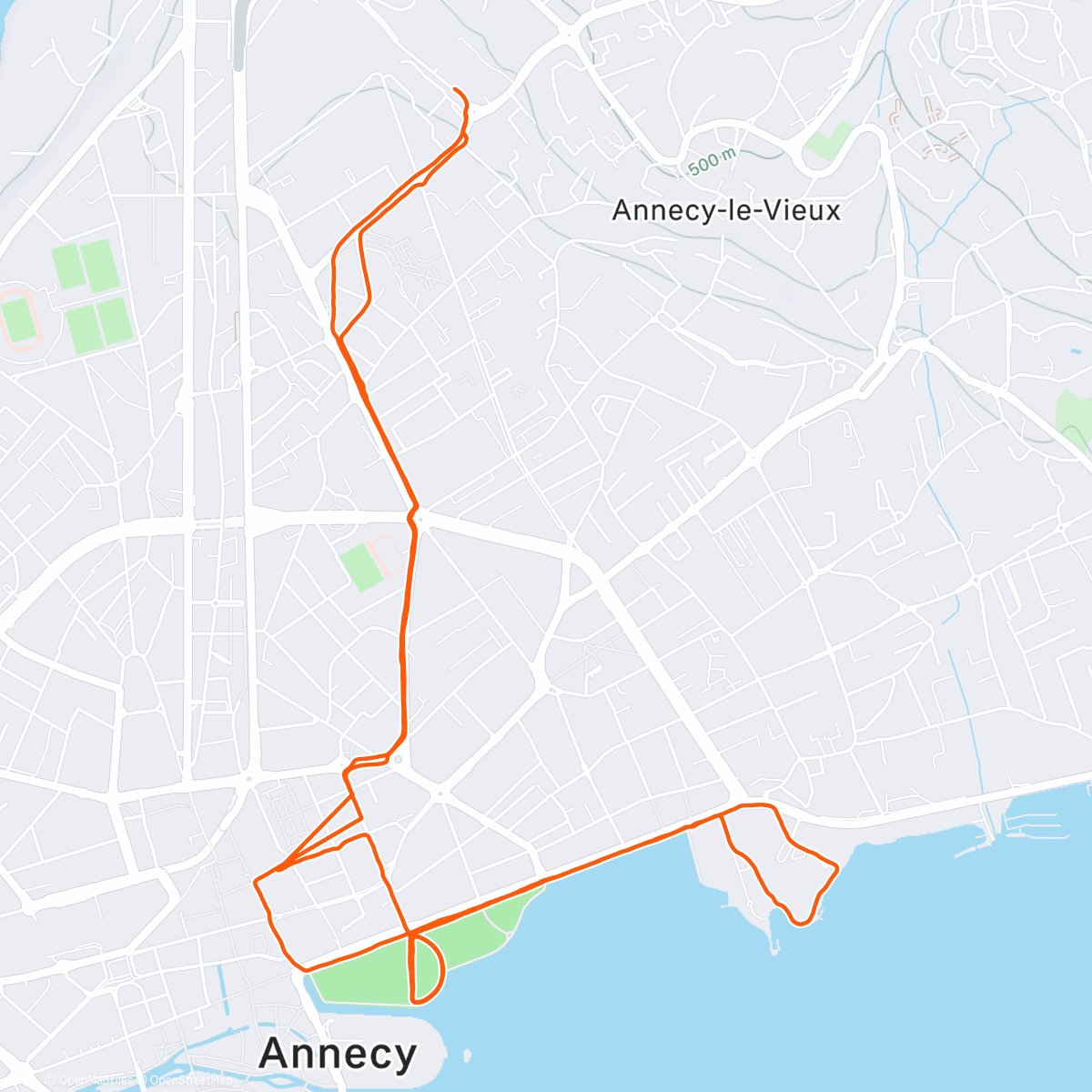 Map of the activity, Run Expert test Ta Energie 🤟