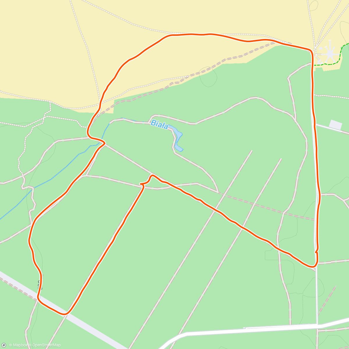 Map of the activity, Spadochroniarze na pustyni 🪂