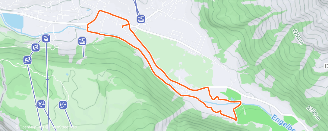 Карта физической активности (Corsa pomeridiana)