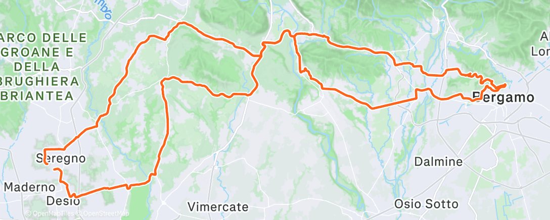Map of the activity, Caffè a Bergamo ☕️
