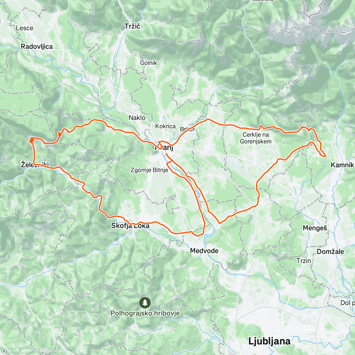 Map of the activity, L'Etape recon