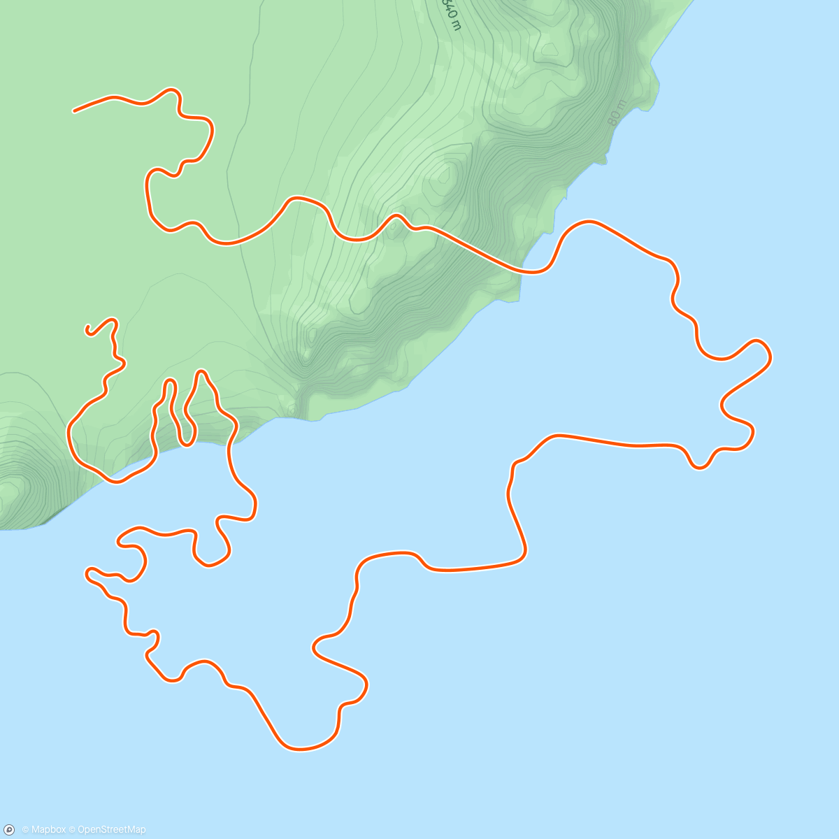 Map of the activity, Zwift - Sand And Sequoias in Watopia