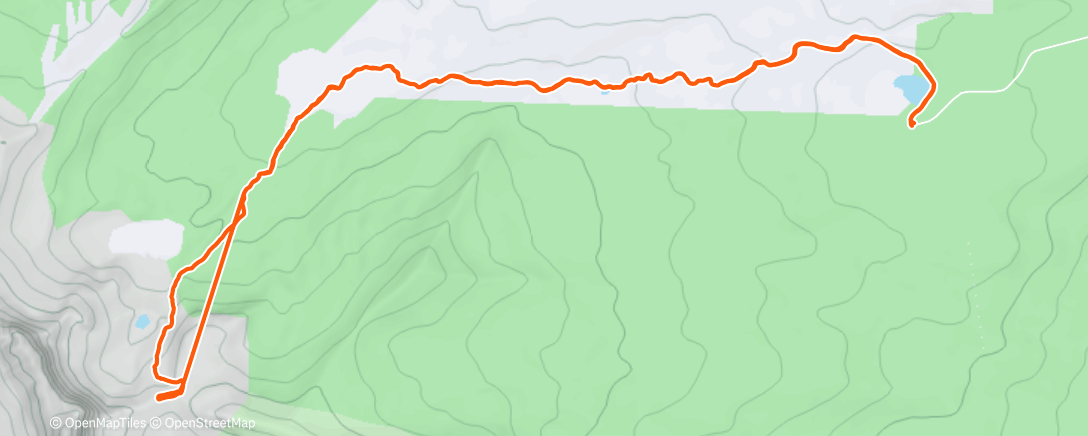 Map of the activity, Three Fingered Jack