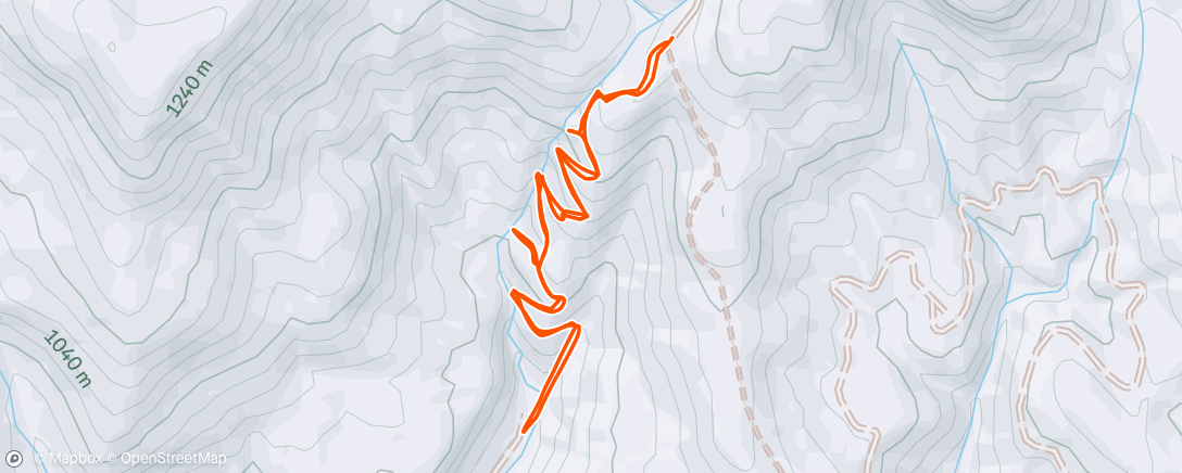 Map of the activity, Morning Hike