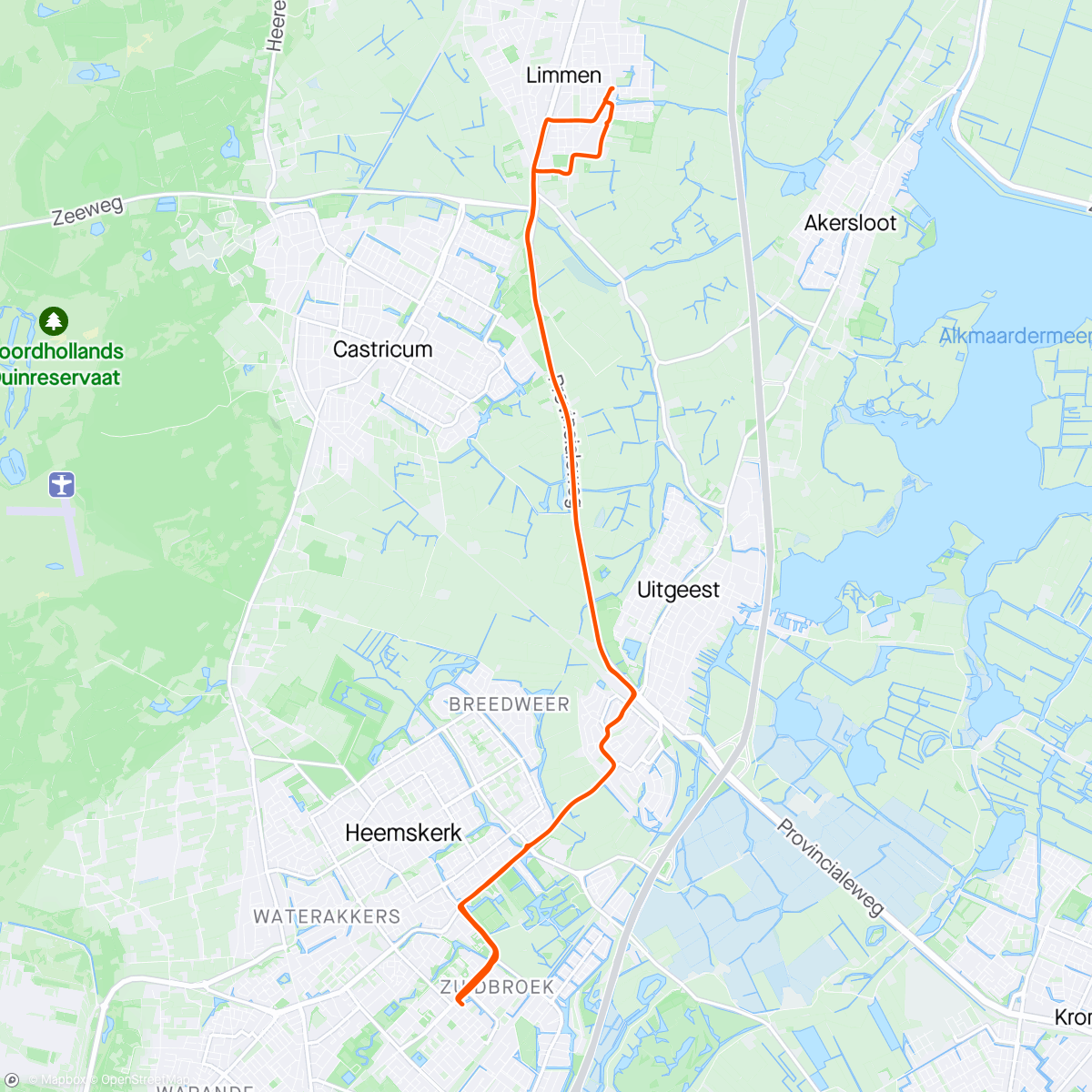 Map of the activity, Teamuitje H4