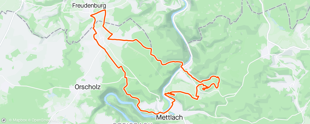 Map of the activity, Querlenker Saisoneröffnungsfahrt