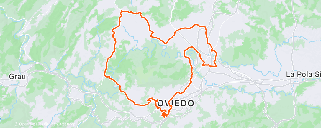 Map of the activity, Carretera