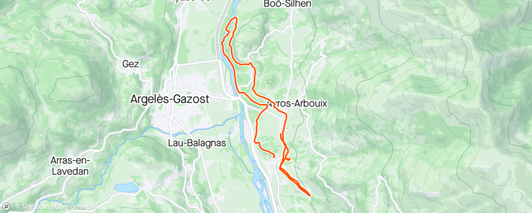 Map of the activity, Footing avec plio / gammes