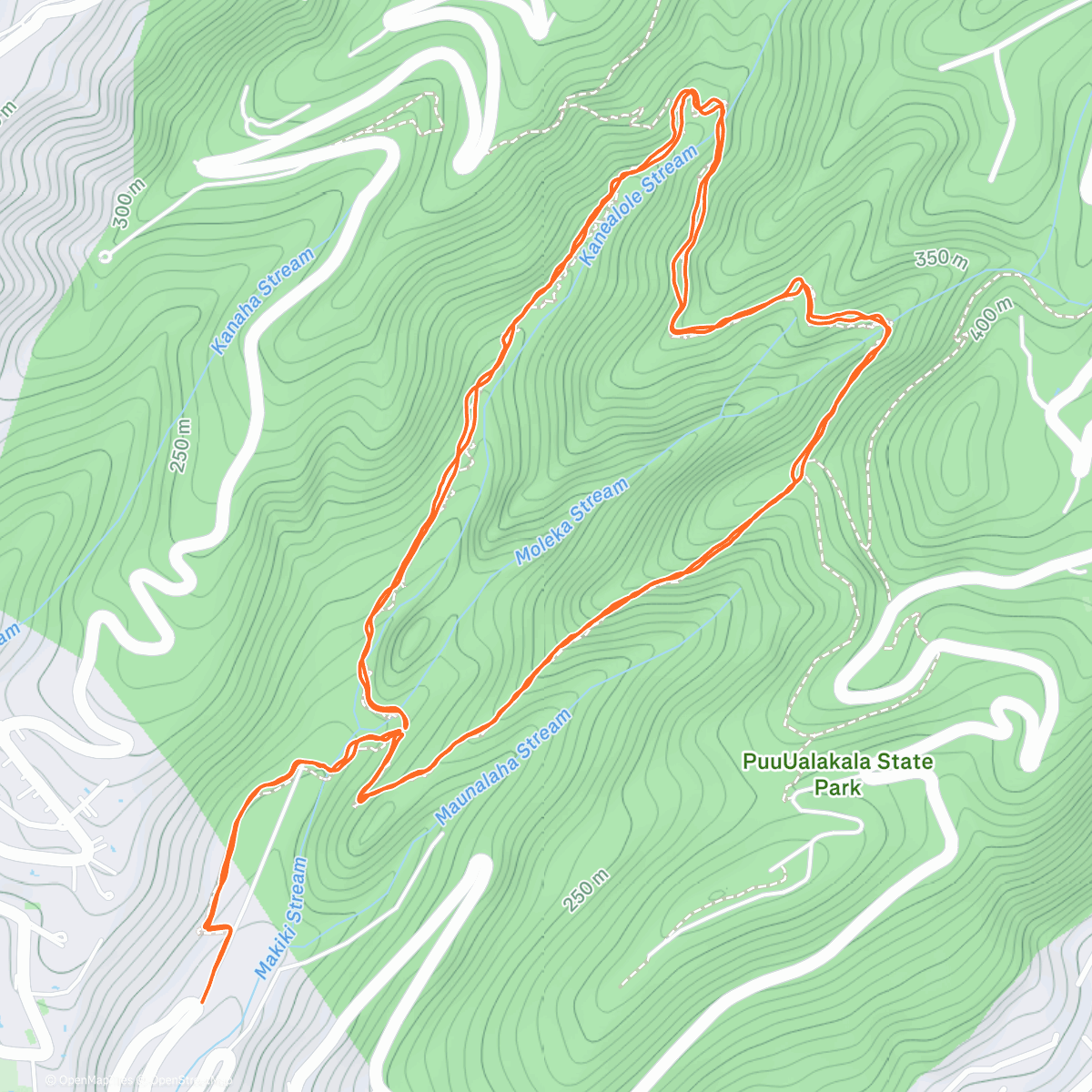 Карта физической активности (Lower Loop CCW + CW)