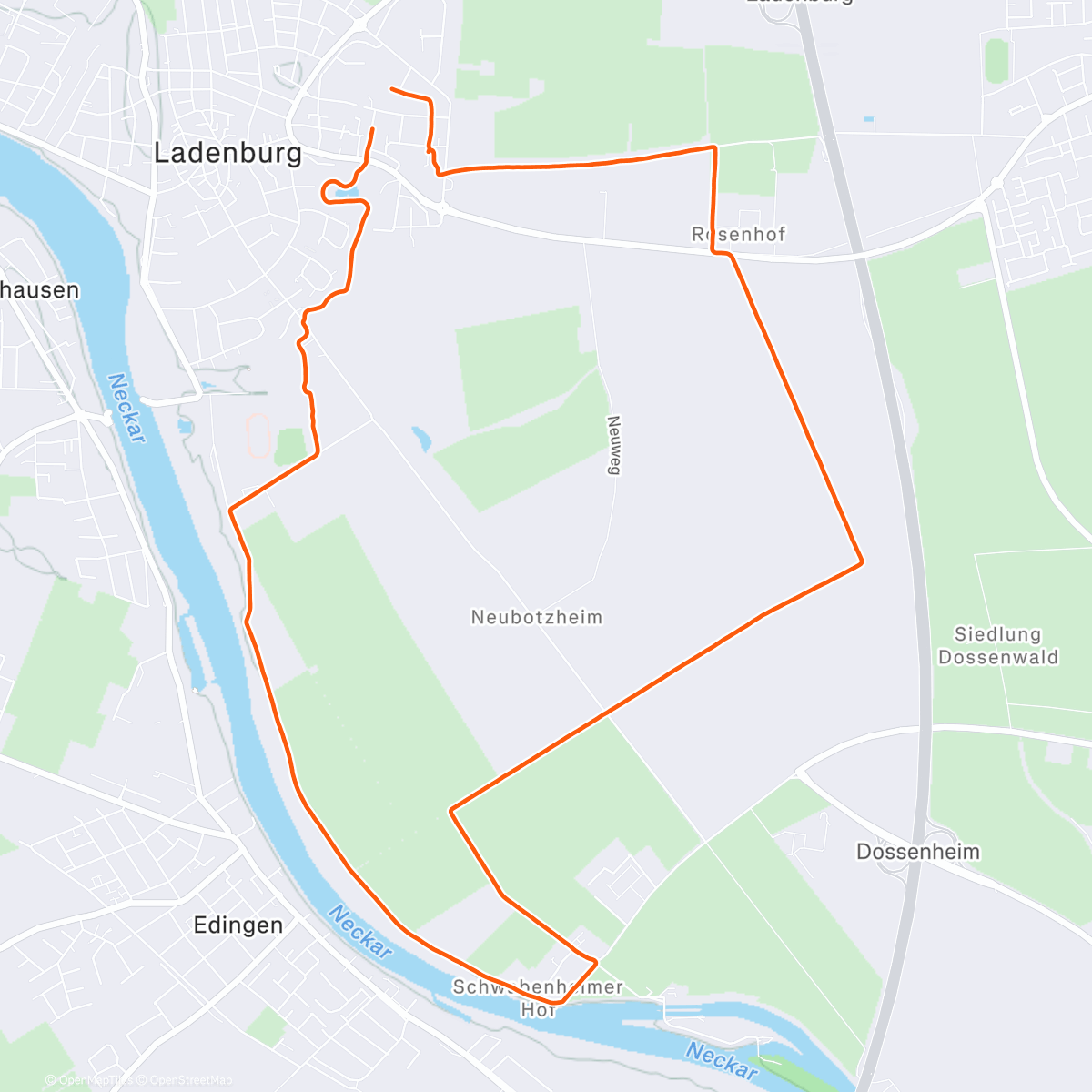 Map of the activity, 11k mit @nugoesroemerman