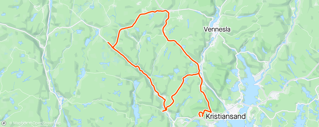Map of the activity, På tur med veteranene🚴‍♂️🚴‍♂️