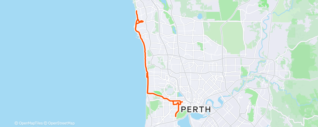 アクティビティ「Morning Ride」の地図