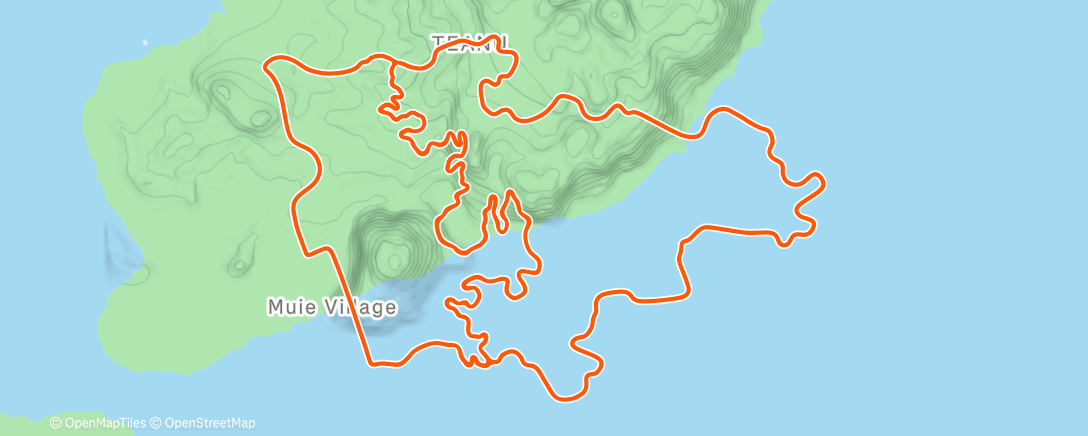 Map of the activity, Zwift - Eastern Eight in Watopia