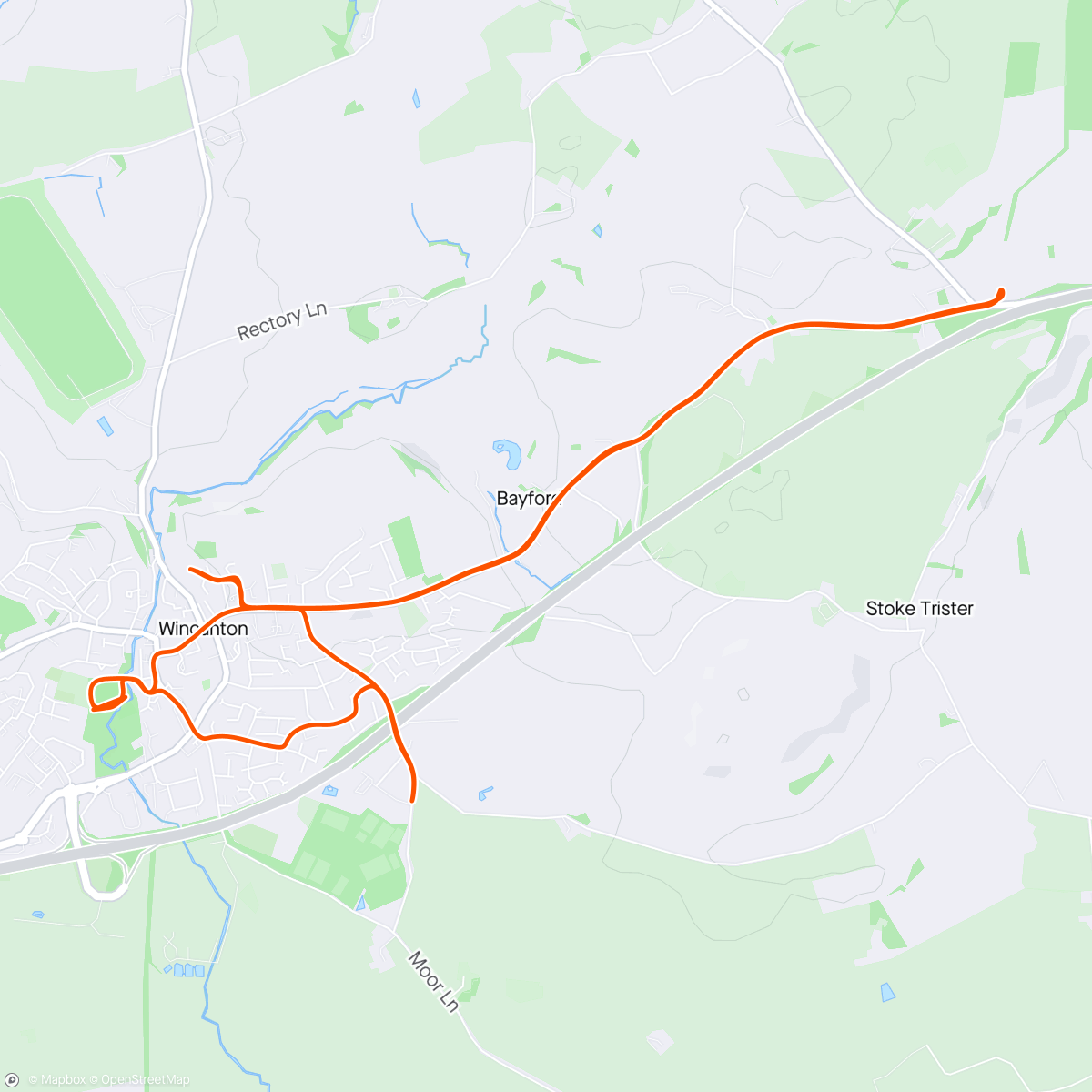 Map of the activity, Family Ride