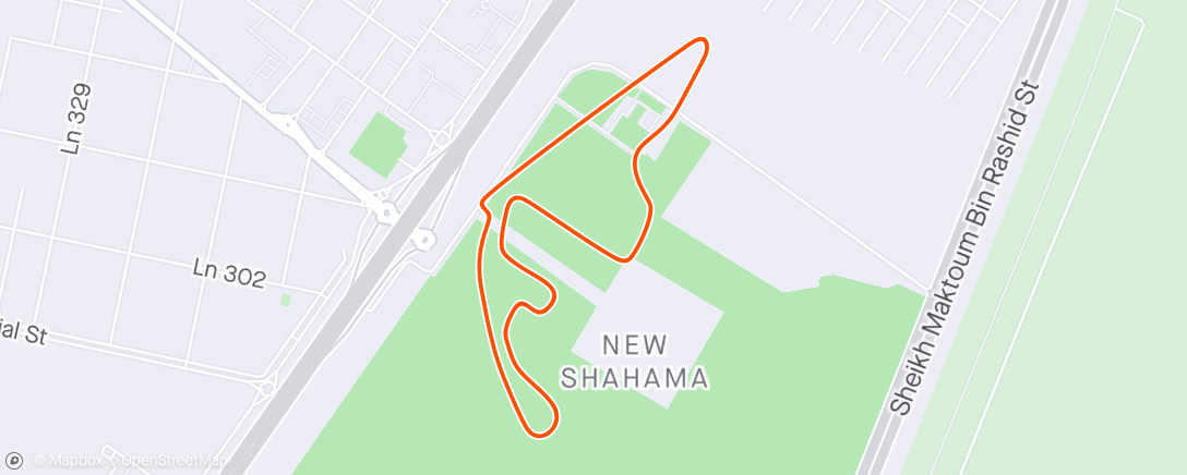 アクティビティ「MyWhoosh - Yas Marina Circuit」の地図