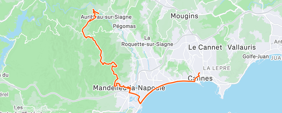 Peta aktivitas, Sortie vélo le matin