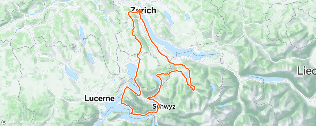 Map of the activity, Ironman-Training für Anna