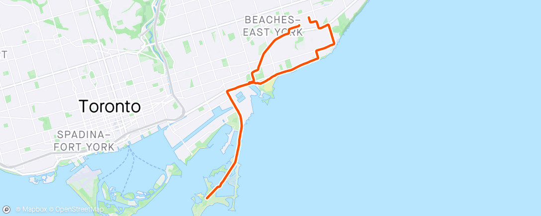 Map of the activity, Windy run 💨🏃‍♂️