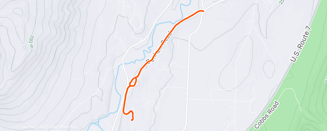 Map of the activity, Weekly 5:30 AM with Kate