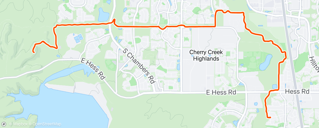 Map of the activity, Afternoon Ride on the new wheels 😎