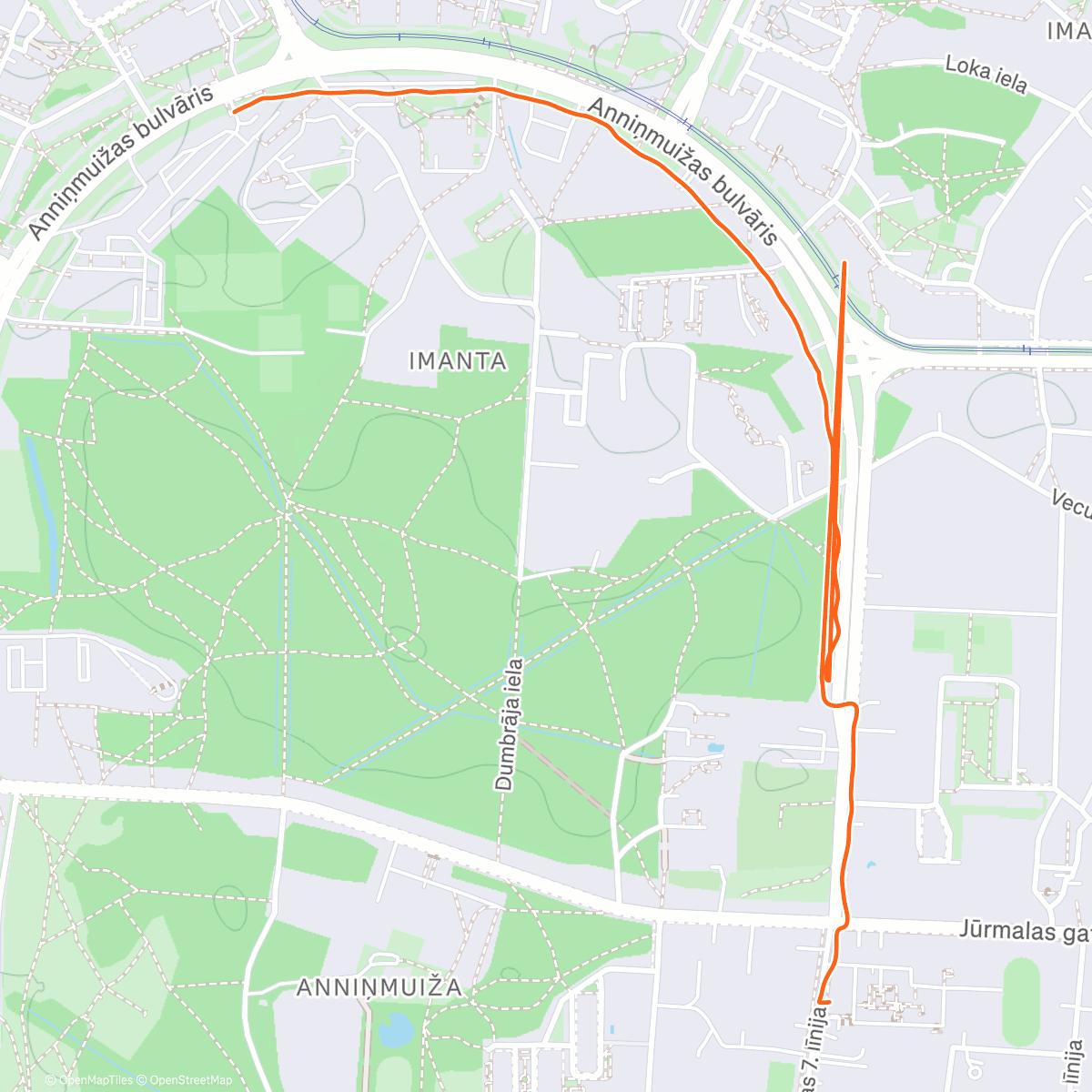 Карта физической активности (Forgot to start Strava 😭😭😭)