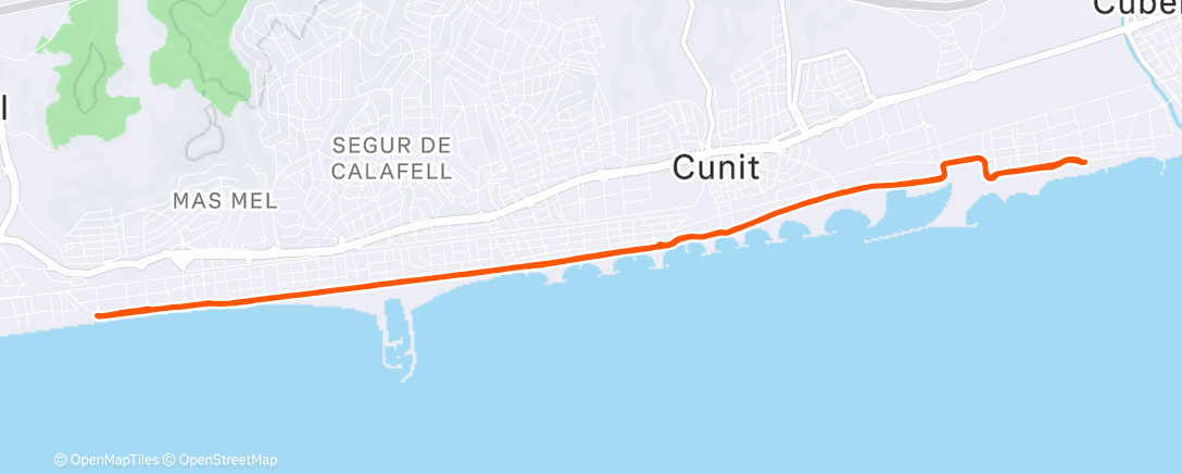 Карта физической активности (Carrera de mañana)