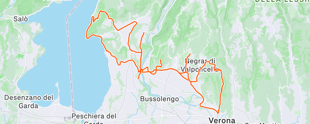 Карта физической активности (Pedalata mattutina)