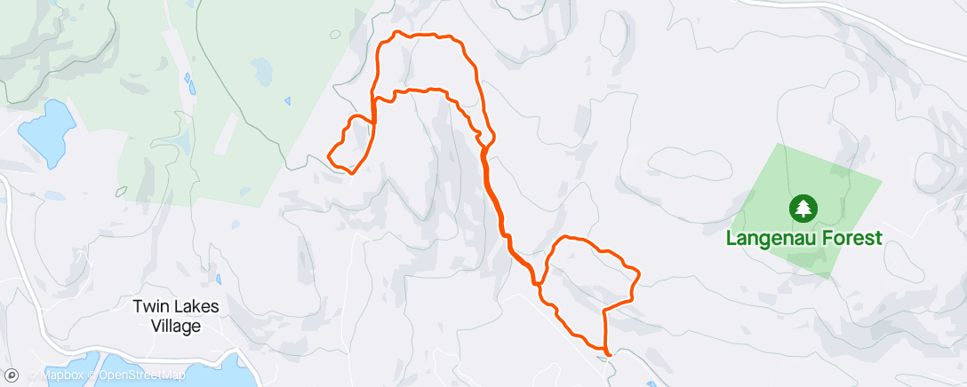 Map of the activity, Pre-mountain Webb