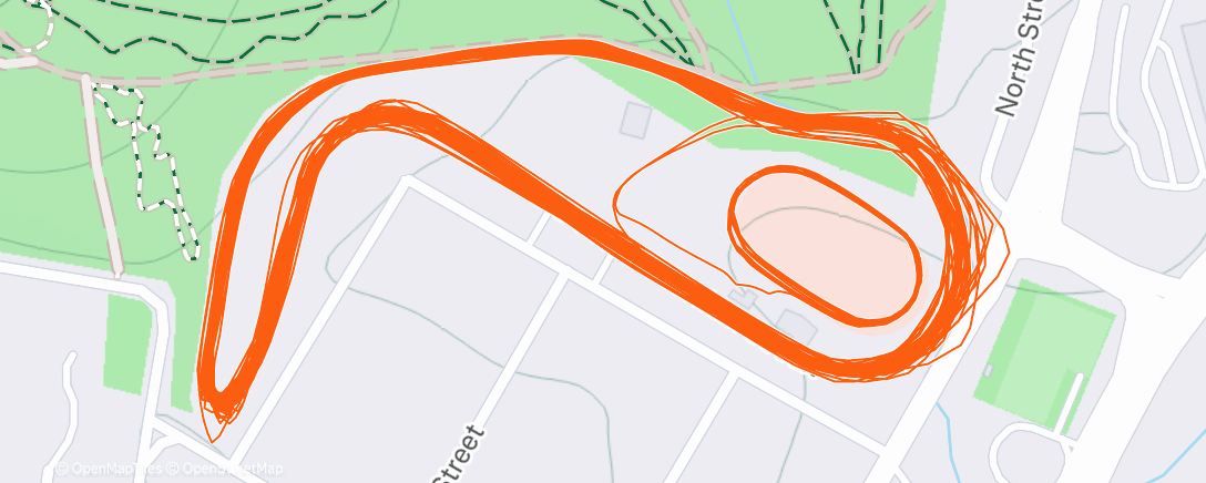 Map of the activity, Afternoon Ride