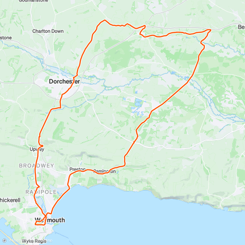 Dorchester, Piddle Valley, Puddletown, Tolpuddle, Moreton | 57.5 km ...