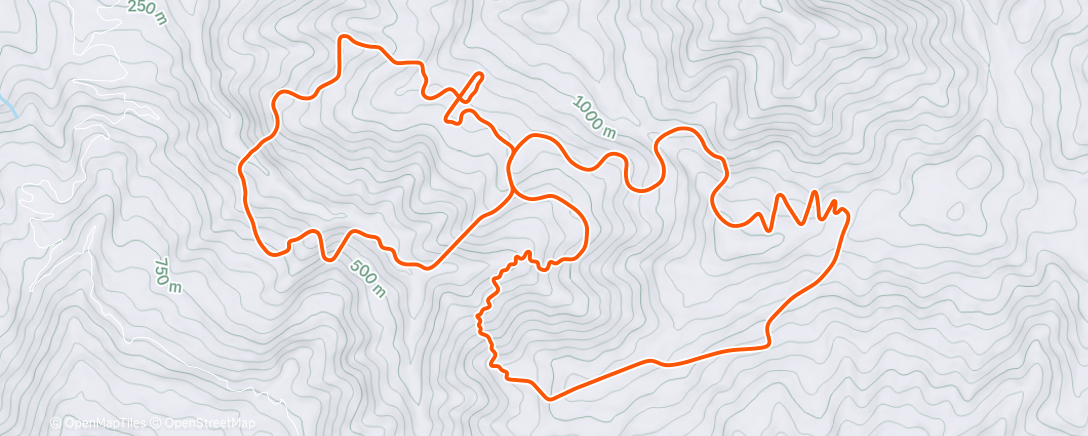 Карта физической активности (Zwift - Race: Stage 5: Fresh Outta '25: Gentil 8 (A) on Gentil 8 in France)