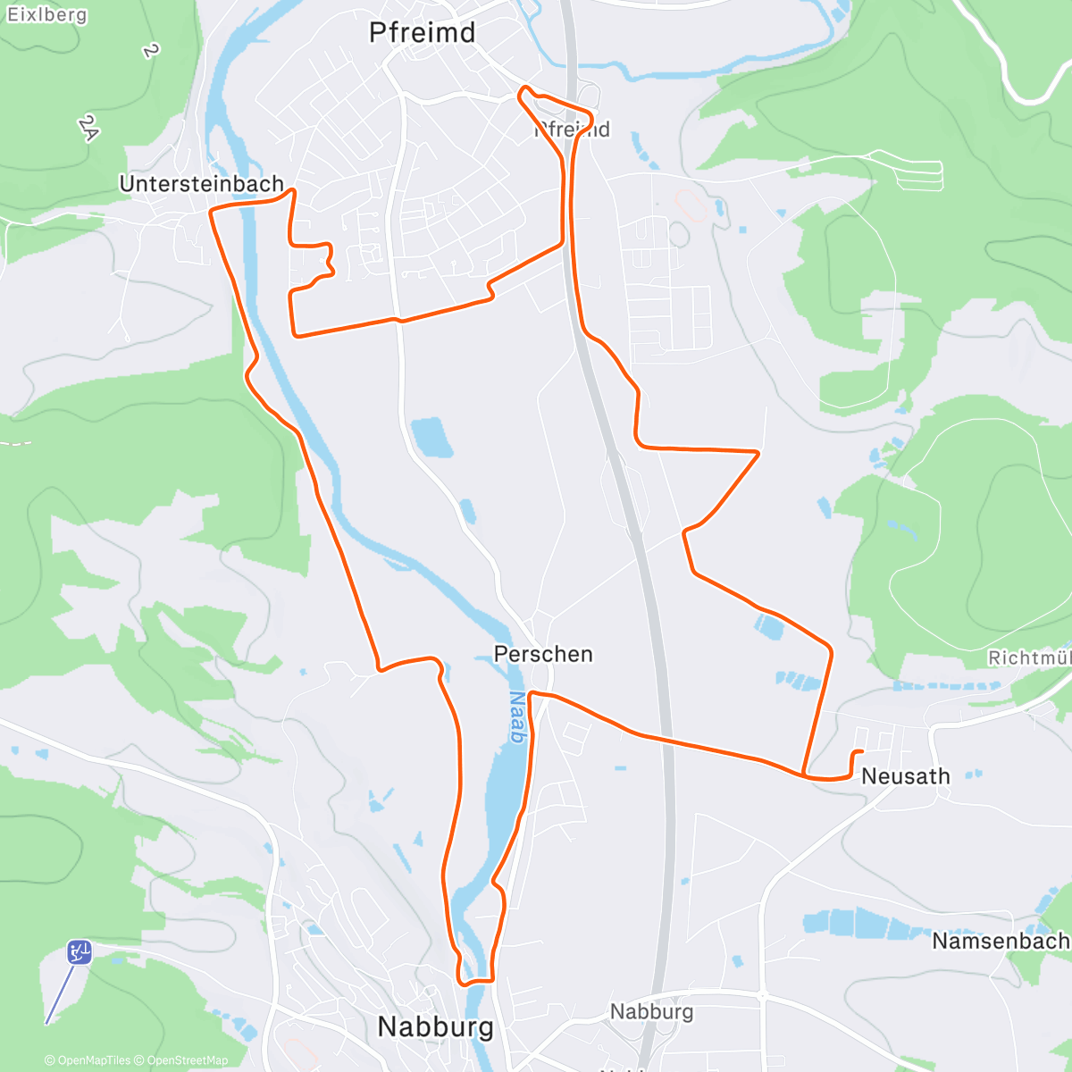 Map of the activity, Für Amore.