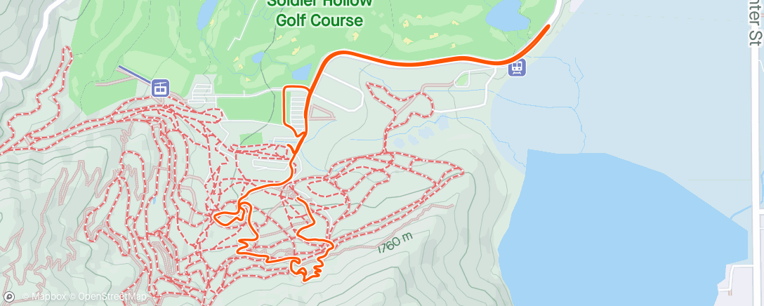 Map of the activity, Warm Down