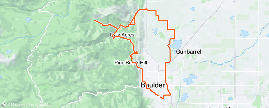 Mapa de la actividad (Morning ride)
