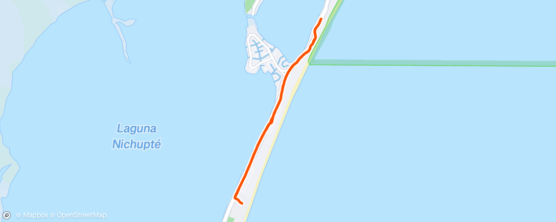 Map of the activity, Morning Run