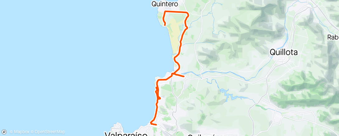 Map of the activity, Viña a Ritoque